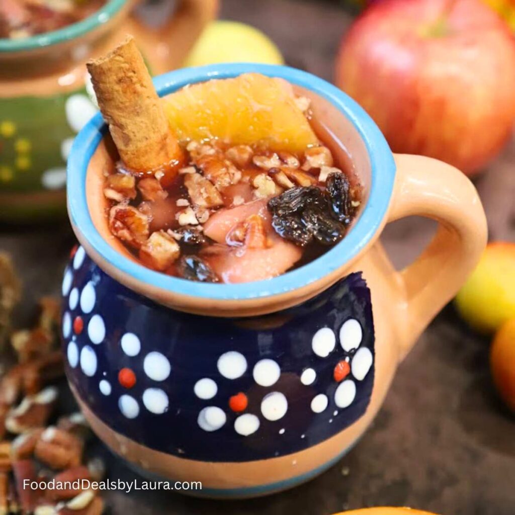 taza de ponche mexicano